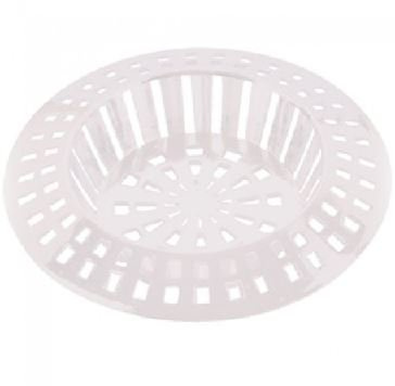 Strainer Sink Plastic Small White Kitchen Bathroom Bath Shower Hair Trap Food Stopper Waste Filter Plug Basin 33mm