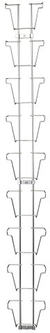 GERSO Glückwunschkarten-Wandleiste Hochformat 130 x 180 mm mit 8 Fächern