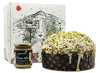 Panettone artesanal con pistachos de Bronte D.O.P., edición limitada