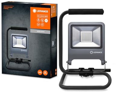 LEDVANCE LED Arbeitslicht, Leuchte für Außenanwendungen, Kaltweiß, Tripod-Ständer, LED Worklight, 1 x 50 watts