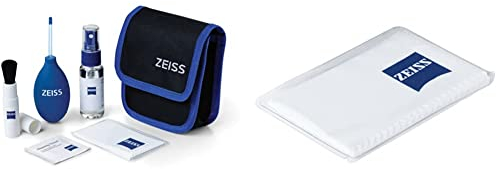 ZEISS Lens Cleaning Kit – Reinigungsset für Objektive, Filter, Brillengläser, Ferngläser und LCD-Displays & Mikrofasertuch – Mikrofasertuch für Objektive, Filter, Brillengläser, Ferngläser