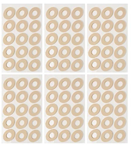 HEALLILY Hornhaut-Pads, 90 Stück, weiche Hornhaut-Pads, Zehenschutz, Hühneraugen-Kissen für Frauen und Damen gegen Schmerzen und Blasen