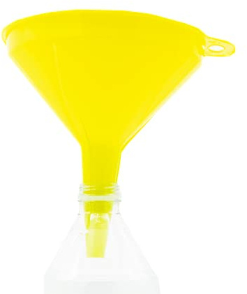 CABLEPELADO - Embudo - Cono de trasvase - pipeta - tolva para alimentación - Libre de BPA - facil de Limpiar - 14 cm - Color Verde
