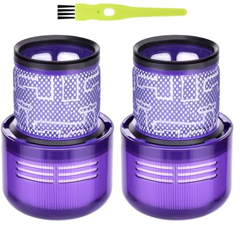 2 Stück Filter für Dyson V11 Absolute Animal V15 Detect SV14 SV22 Extra Pro Torque Drive Akku Staubsauger, Hepa Ersatzfilter Ersetzen Sie #970013-02