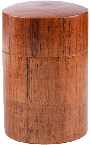 Wooden Tea Jar Portable Lightweight Wooden Container Tea Storage Kitchen Canisters for Loose Tea, Coffee, Candy, Herbs and Spices