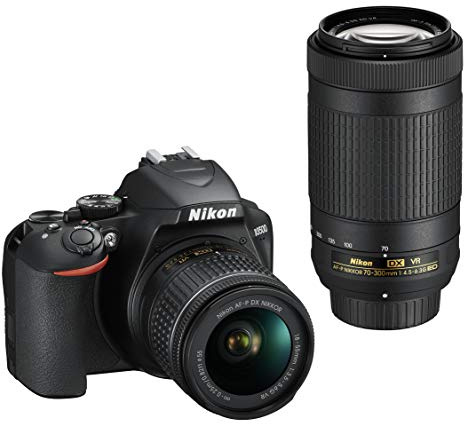 Nikon D3500 18-55mm + 70-300 VRmm DX DSLR Twin Kit (Renewed)