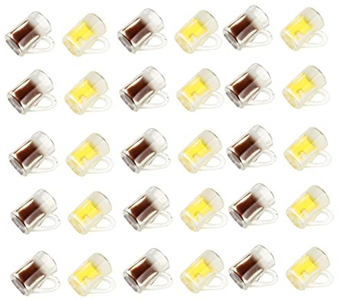 Vaguelly 1:6/1:12 Puppenhaus Mini Harz Bier Tassen 30 Stücke Bier Charms für Dekorationen
