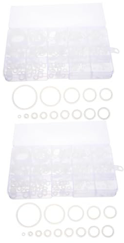 Gatuida 2 Sets O Ring Wasserschlauch Dichtung Schlauchtüllen Garten Silikon Unterlegscheibe Wasserhahn Reparatur Set Silikon Dichtungsscheibe Schlauch Unterlegscheibe Garten Silikon