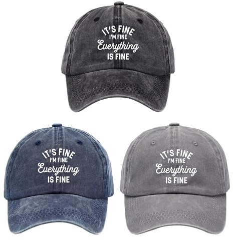 HAPEE 2er/3er-Pack Baseballkappen für Herren, Trucker, Klassische Snapback-Kappe mit Farbblockierung (DE/NL/SE/PL, Alphanumerisch, Einheitsgröße, E-3P01 -Black Grey Navy)