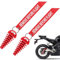 Greluma Tappo di lavaggio scarico da 15-38 mm/0,6-1,5, 2 tappi di lavaggio con 2 streamer, adatti alla maggior parte delle motociclette a 2 tempi con silenziatore di scarico in gomma