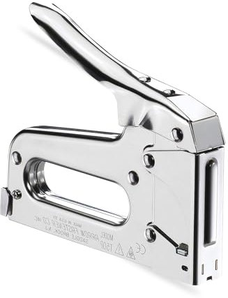 G4GADGET Heavy Duty Staple Gun for Wood & Upholstery - Cordless Nail Gun, Adjustable Force, Electric Stapler Kit for DIY, Carpentry, and Decoration