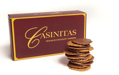 Caja de Casinitas Asturianas 250g Delicias de Chocolate y Almendra, Caja de Pastas Artesanales