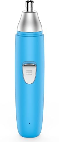 Tondeuse pour les poils de nez, tondeuse professionnelle sans douleur pour les sourcils, le visage et le nez pour les hommes et les femmes, rechargeable par USB et facile à nettoyer.