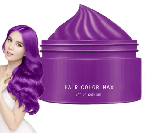 Cire Colorante Cheveux, Colorée Gel Colorant Cheveux Coloration Pour Cheveux Lavable Facile, Coloration Temporaire Pour Cheveux Pour Hommes, Femmes, Fête Ou Cosplay