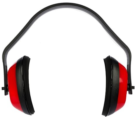 Ear Protectors - Adjustable Safety Tested Ear Cups, SNR 23.5dB Protection, Health & Safety Hearing Equipment, Safety Earmuffs for Construction Site Work, Lawn Mowing, Sensory Needs, Ear Defenders