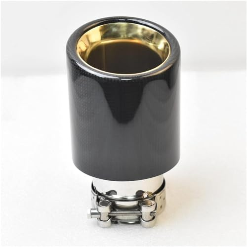 Ka6MDg Auspuffendrohr Edelstahl Endschalldämpfer Endrohr für BMW X5 F15 E46 E63 G22 G23 M440,Auto-Auspuffendrohr Auspuffendrohr,B/51-101MM