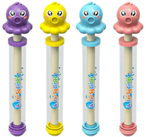 4 Stück Feuerwerks Wasserpistole Spielzeug, Wasserspielzeug Für Kinder, Fun Pool Spielzeug Für Outdoor Pool Beach,Schwimmbad Wasserspiel Für Kinder, Familie, Mädchen & Jugendliche
