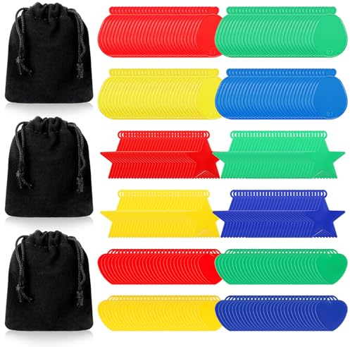 Charnoel 80 Pcs Plastic Balloon Weights Colorful Weights for Balloons for Birthday Party Christmas Wedding Celebration Decoration, Balloon Heart Star Shaped (7 Colors)