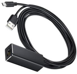 Veemoon Ethernet Adapter Micro USB Rj45 10/100 Mbit/s Netzwerkadapter für Stab Kabelgebundene Netzwerkkarte Schwarzer USB Adapter für Stabiles Streaming