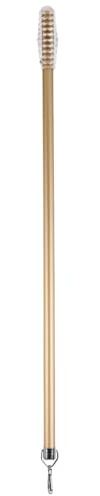 Cabilock Varilla para Cortinas de Aluminio 50 Cm Varilla Tiradora de Cortina Barra Manual de Aleación de Aluminio Color Dorado Uso Doméstico Accesorio Simple