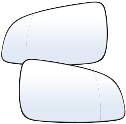 Seitenspiegel Glas Mit Für Opel Für Astra H 2004-2009 Linker Rechter Außenspiegel, Beheiztes Konvexes Spiegelglas Rückspiegel(Left and Right)