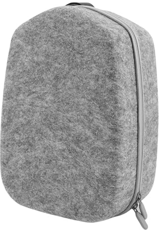 Large Capacity VR Headset Hard Travel Storage Case with Smart Organization System for Rift S VR Headset and Strap, Gray Felt Material
