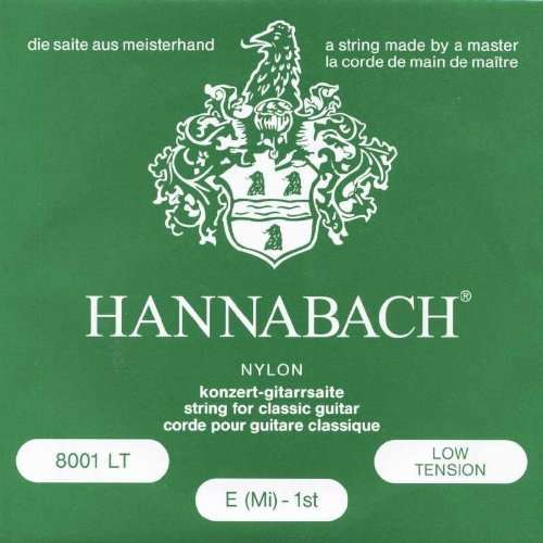 Hannabach 800LT Konzertgitarre Low Tension Nylon Klassikgitarre Saiten-Set