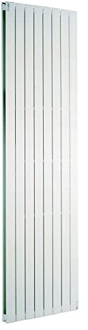 Radiateur FASSANE STOCK eau chaude vertical double 1350w haut 2000 larg 444 6 éléments blanc réf SHXD-200-044