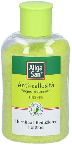 Allga San Bain de Pieds | Réducteur de Callosités | Action Rafraîchissante, 350 g