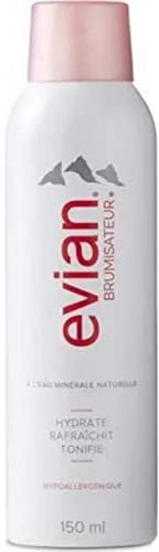 evian - Brumisateur d'Eau Minérale Naturelle pour le Visage - Spray Hydratant, Apaisant et Rafraîchissant - Brume pour Tout Type de Peau - 150 ml