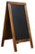 DIPAMKAR H86 CM Pavement Board Advertising A Board Pavement Chalkboard Signs Sandwich Blackboard for Party/Wedding/Cafe Shop/Pub - Normal Chalk & Liquid Chalk