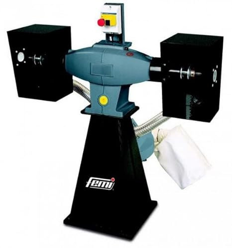 8003131 191/M SMERIGLIATRICE DA BANCO INDUSTRIALE DOPPIA MOLA FEMI TRIFASE 450 W INCLUSE MOLE - BASAMENTO INCLUSO