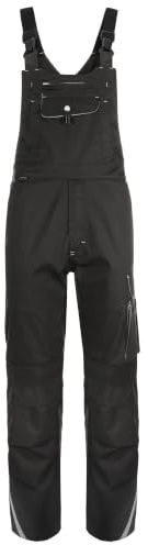 TMG | Arbeitslatzhose Finesse mit Kniepolstertaschen, viel Stauraum, robuster Overall mit Reflektoren