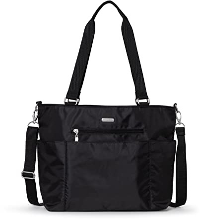 Baggallini Essential Laptop-tragetasche Essential Laptop-Tragetasche für Damen – Arbeitstasche mit Laptop-Hülle – Reise-Schultertasche mit Gepäckhülle