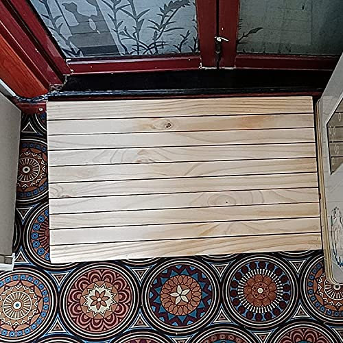 FLBT Wood Ramps for Sheds/Doorways/Home/Patio Door/Steps, Wheelchair/Walker/Cars/Bike Threshold Ramps, Portable Entry Ramp (Size : 40×70×8cm) needed