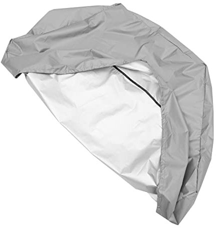 HOOTNEE 1 PC Oxford Cloth Waterproof Sandbox Protective Cover Sturdy Garden Yard Play Area Cover Easy Storage Weather Resistant Grey 190T