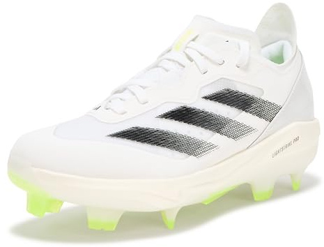 adidas Adizero Instinct+ Softball Sneaker da Donna, Bianco Nero Bianco, 38 2/3 EU