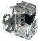 YISSALE Compressore d'aria 3HP 250L/min Motore testa aria compressore Silenzioso Funzionamento stabile Design dissipazione calore veloce Argento