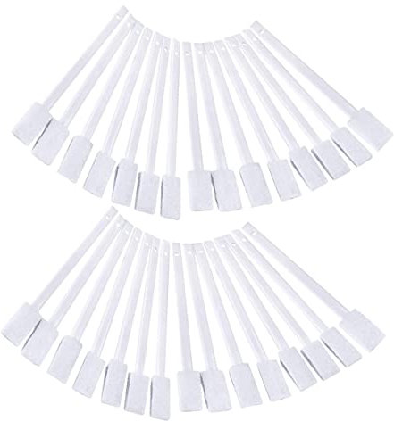 PartyKindom 30St Einweg-Spalt bürste Reinigungsbürste für Lüftungsschlitze im Auto Detaillückenpinsel Toilettenschüsselreiniger Reinigungswerkzeug Reinigungsbürste für Jalousien Fenster Rille