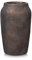 Arborus Vaso alto rustico per fiori, 23 cm, vaso in cemento con apertura da 10,9 cm, grande vaso marrone vintage per piante secche, tavolo da soggiorno, ingresso, mensola, decorazione per la casa
