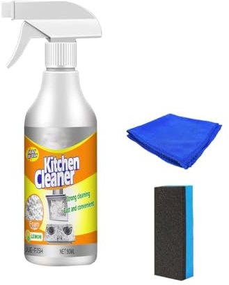 Shinepro Kitchen Cleaner, Shinepro Küchenreiniger, Schaumreiniger für die Küche, Schäumender schwerölfleckenreiniger, Allzweck Schaumreiniger, Herd- und Backofenreiniger (1Set)