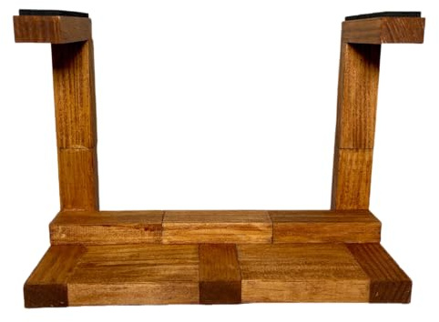 NATUHODE Trompetenständer aus Holz, horizontaler Trompetenständer für alle Trompeten, ein einzigartiges Geschenk für Trompetenbesitzer (Holz)