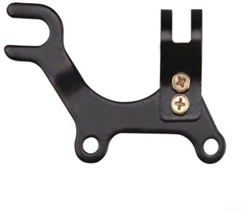 Staffa per freno a disco per bicicletta, supporto di conversione per montaggio su telaio, regolabile per qualsiasi tipo di bici (22 mm)