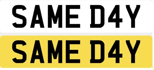 PremiumPlates Acrylic/MOT/Legal/Pair Front/Rear/Set/UK Automotive