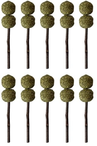 Qaonsciug Roditori Macinazione Snack Erba Masticare Formazione Forniture Naturali Erba Canne Giocattolo Molare Per Pet Criceto Strappare Macinazione Giocattolo Per La Noia