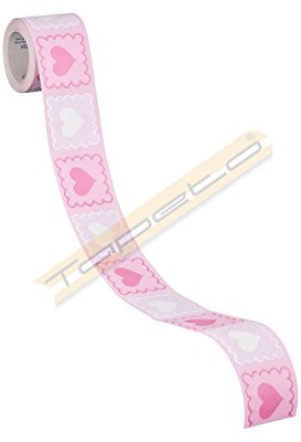 A.S. Création 281814 selbstklebende Bordüre Only Borders 9 Borte, rot, weiß