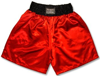 Kids Boxing Shorts-Red-Medium