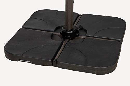 Royalcraft Water Fillable Bases for Cross Stand Cantilever Parasol (Set of 4 Weights)
