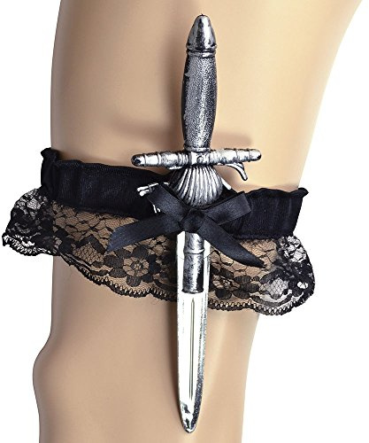 Bristol Novelty BA2990 Pirate Knife Garter for Fancy Dress, Womens, One Size Halloween, World Book Day