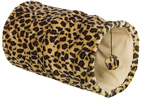 Nobby Plüschtunnel, Leopard Ø 25 x 50 cm, 1 Stück